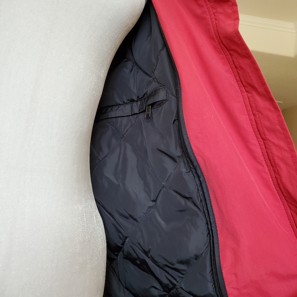 Eddie Bauer Mid-weight Ladies Down Parka Red Small - Picture 10 of 16